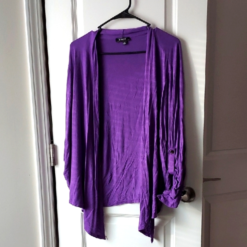 Elementz Purple Women's Cartigan Xl